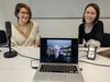 Über Diversität und Internationalisierung diskutieren (v.l.n.r.) Ivona Kafedjiska (HZB) und Prof. Dr. Luc De Meester (IGB) mit Moderatorin Nancy Fischer.