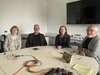 Über den Einsatz von Wasserstoff als grünen Energieträger diskutieren (v.l.n.r) Franziska Holz (Deutschen Institut für Wirtschaftsforschung Berlin), Robert Schlögl (Fritz-Haber-Institut der Max-Planck-Gesellschaft Berlin), Steffi Hlawenka (Helmholtz-Zentrum Berlin für Materialien und Energie) und Thomas Prinzler (Moderator)